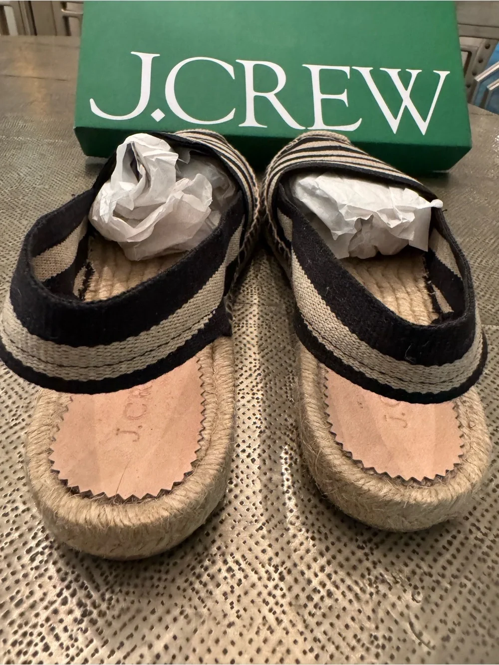 J. Crew breathable striped